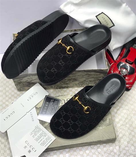 gucci cover slippers|gucci slippers for men price.